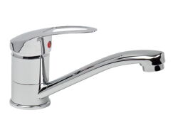 "ARGOTECH" Смеситель для умывальника поворотный излив, OPEN d-35